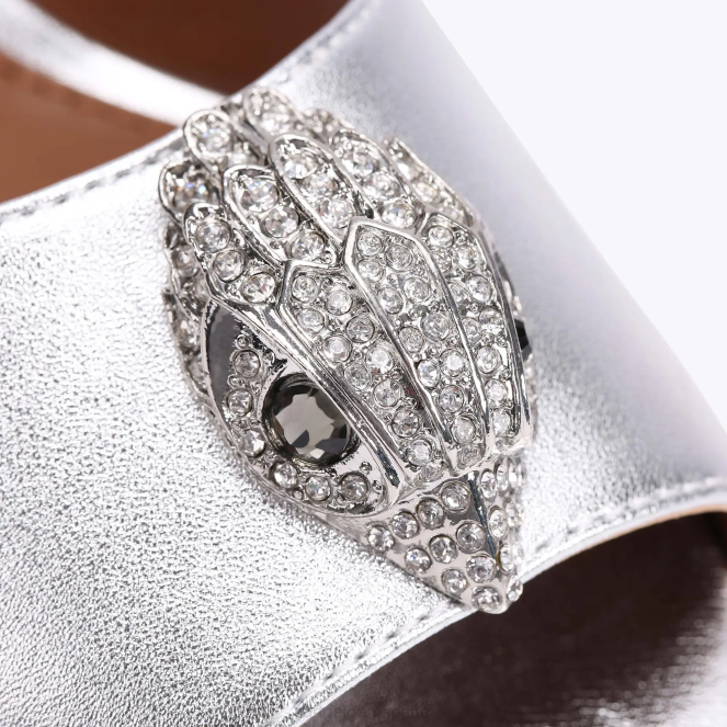 Kurt Geiger mujer londres kensington d\orsay 2LPR345 | calzados plata